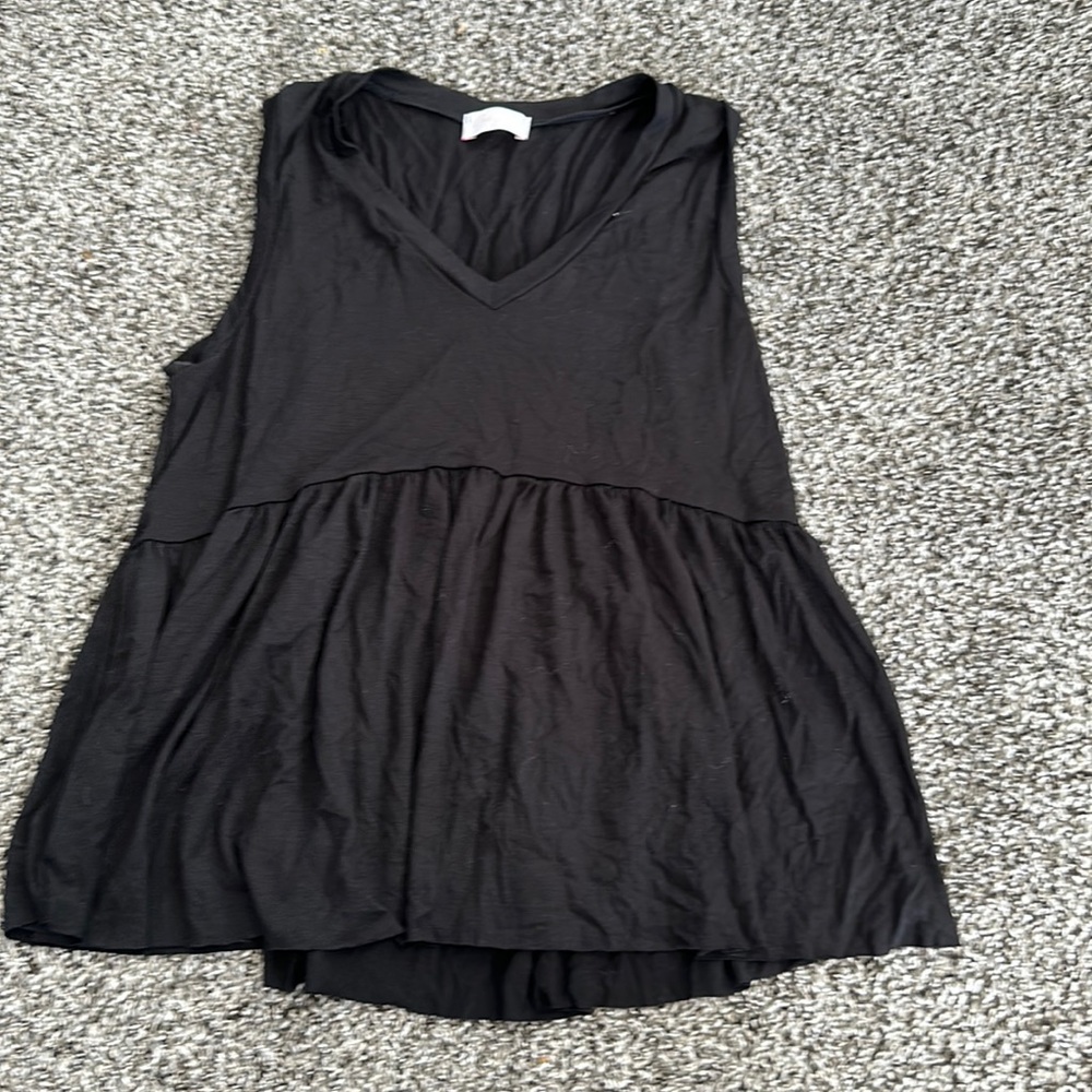Women’s Pink Lily Baby Doll Tank Top Size S